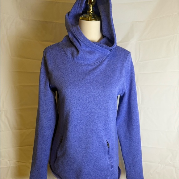 Old Navy Activewear Purple Hooded Sweatshirt - Picture 3 of 5